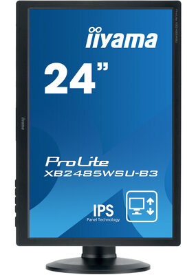 IIYAMA used οθόνη XB2485WSU LED IPS, 24.1", VGA/DVI/DisplayPort, Grade B