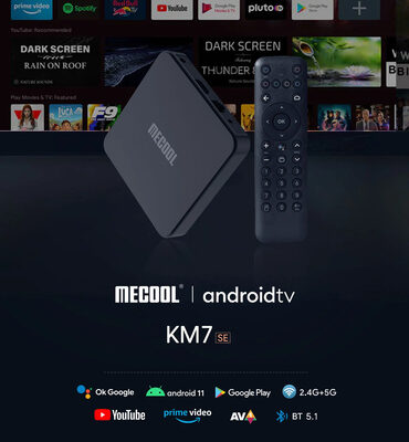 MECOOL TV Box KM7 SE, Google πιστοποίηση, 4K, 2/32GB, WiFi, Android 11