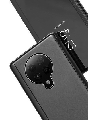 POWERTECH θήκη Clear view MOB-1513, Xiaomi Poco F2 Pro, μαύρη