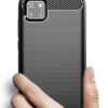 POWERTECH Θήκη Carbon Flex MOB-1523, Huawei Y5p, μαύρη