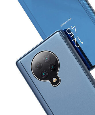POWERTECH θήκη Clear view MOB-1533 για Xiaomi Poco F2 Pro, μπλε
