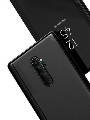 POWERTECH θήκη Clear view MOB-1550, Xiaomi Mi Note 10 Lite, μαύρη