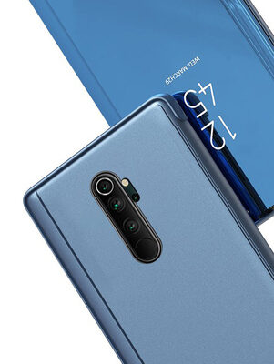 POWERTECH θήκη Clear view MOB-1551, Xiaomi Mi Note 10 Lite, μπλε
