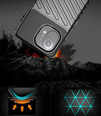 POWERTECH Θήκη Thunder MOB-1633 για Xiaomi Mi 11, μπλε