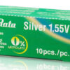 MURATA μπαταρία Silver Oxide για ρολόγια SR927, 1.55V, No395/399, 10τμχ