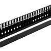 POWERTECH cable management NETW-0029 για rack 19"/1U, πλαστικό, μαύρο