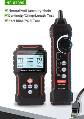 NOYAFA tester καλωδίων δικτύου NF-8209S για RJ45 PoE