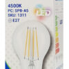 OPTONICA LED λάμπα A60 Filament 1311, 8W, 4500K, E27, 810lm
