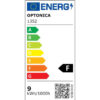 OPTONICA LED λάμπα A60 1352, 8.5W, 4500K, E27, 806lm