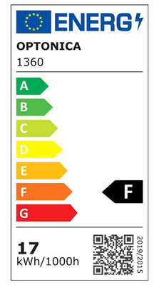 OPTONICA LED λάμπα A60 1360, 17W, 6000K, E27, 1710lm