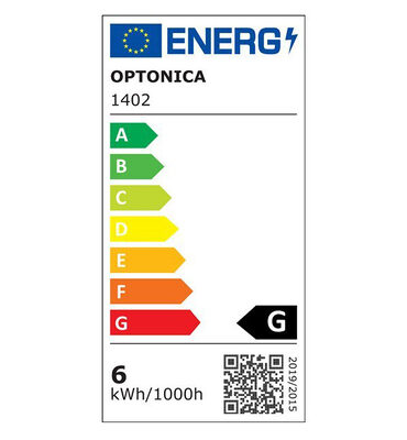 OPTONICA LED λάμπα G45 1402, 5.5W, 4500K, E14, 450lm