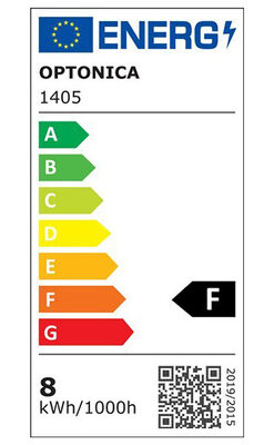 OPTONICA LED λάμπα G45 1405, 8W, 4500K, 710lm, E14