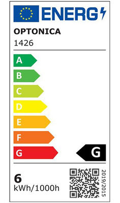 OPTONICA LED λάμπα candle C37 1426, 5,5W, 4500K, E14, 450lm