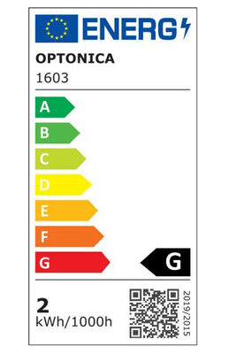 OPTONICA LED λάμπα 1603, 2W, 2800K, 180lm, G4