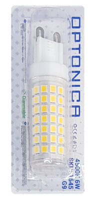 OPTONICA LED λάμπα 1645, 6W, 4500K, G9, 550lm, dimmable