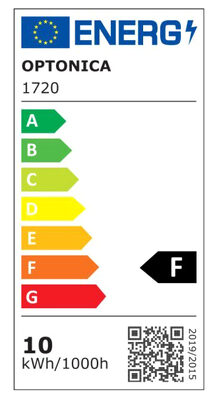 OPTONICA LED λάμπα A60 1720, 10W, 2700K, E27, 950lm