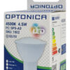OPTONICA LED λάμπα spot 1902, 4.5W, 4500K, GU10, 320lm