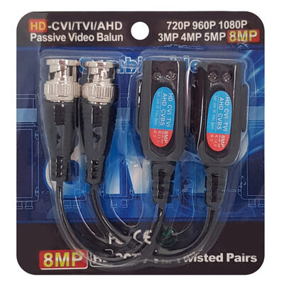 PULSAR παθητικό video balun P-TR1HD για κάμερες HD-CVI/TVI/AHD/CVBS