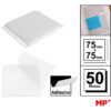 MP αυτοκόλλητα χαρτάκια σημειώσεων PN346-05, 75x75mm, διάφανα, 50τμχ