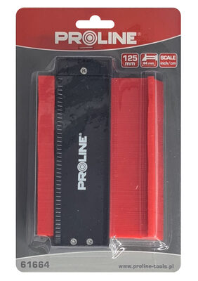 PROLINE παντογράφος 61664, κλίμακα σε inch/cm, 125mm