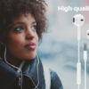 POWERTECH earphones με μικρόφωνο Classic, 3.5mm σύνδεση, 1.2m, λευκά