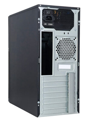 POWERTECH PC Case PT-1308 με 550W PSU, ATX, 330x175x405mm, μαύρο