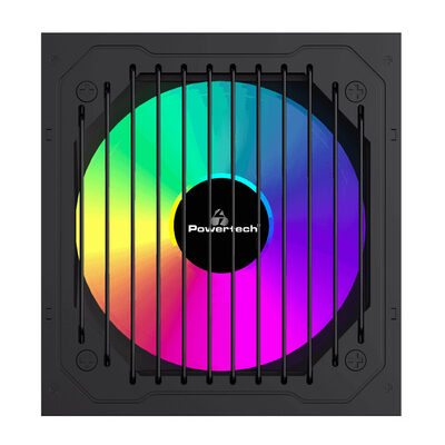 POWERTECH τροφοδοτικό PC PT-1311, 80PLUS Bronze, 700W, ATX, 120mm RGB Fan, Semi Modular