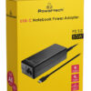 POWERTECH φορτιστής laptop PT-1319, USB-C PD 3.0, universal, 65W, μαύρος
