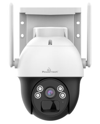 POWERTECH smart ηλιακή κάμερα PT-1341, 4MP, WiFi, PTZ, SD, IP66