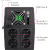 POWERTECH UPS Line Interactive PT-1800LCD με οθόνη, 1800VA, 1080W, 4x Schuko, 2x RJ45/RJ11, USB Type B
