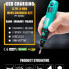 PROSKIT περιστροφικό πολυεργαλείο PT-5205U, 3.7V, 600mah, έως 15000rpm