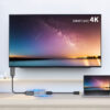 POWERTECH αντάπτορας USB-C σε DisplayPort PTH-097, 4K/60Hz, γκρι