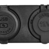 POWERTECH πρίζα 12V για σκάφη & οχήματα PTL-002, USB/USB-C, οθόνη, IP65