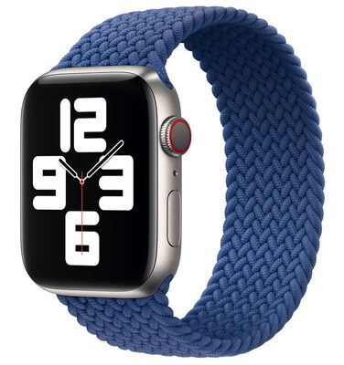 ROCKROSE πλεκτό solo band Maya για Apple Watch 42/44mm,165mm, μπλε
