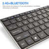 RIITEK ασύρματο πληκτρολόγιο RT721 με touchpad, Bluetooth & 2.4GHz