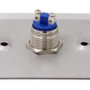 SECUKEY Χωνευτό μπουτόν SCK-CBUTTON2, 3Α, ασημί