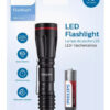 PHILIPS φορητός φακός LED SFL1000P-10, 1000 series, 70lm, μαύρος