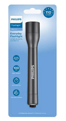 PHILIPS φορητός φακός LED SFL4002T-10, 4000 series, 110lm, μαύρος