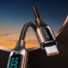 USAMS καλώδιο USB Type-C US-SJ546, 100W/5A, 1.2m, μαύρο