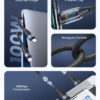 USAMS καλώδιο USB-C σε USB-C US-SJ632, 100W PD, 1.2m, μωβ