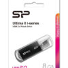 SILICON POWER USB Flash Drive Ultima II-I, 8GB, USB 2.0, μαύρο