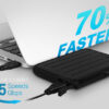 SILICON POWER εξωτερικός HDD Armor A66, 2TB, USB 3.2, μπλε