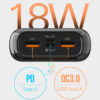 SILICON POWER power bank QS28, 20000mAh, 2x USB & USB Type-C, 18W, μαύρο
