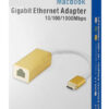 Αντάπτορας δικτύου ST735, USB-C, 1000Mbps Ethernet, ασημί