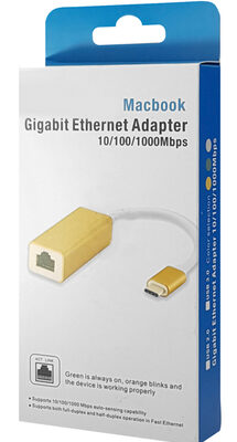 Αντάπτορας δικτύου ST735, USB, 1000Mbps Ethernet, μαύρος
