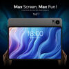 TECLAST tablet T60, 12" HD, 8/256GB, Android 13, 4G, 8000mAh, γκρι
