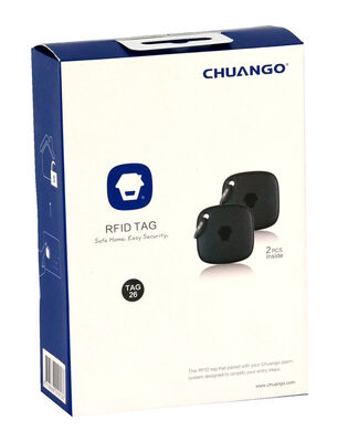 CHUANGO RFID Tag TAG-26, μαύρο, 2τμχ