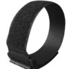 POWERTECH ιμάντας τύπου velcro TIES-026, 45x2cm, μαύρος, 10τμχ