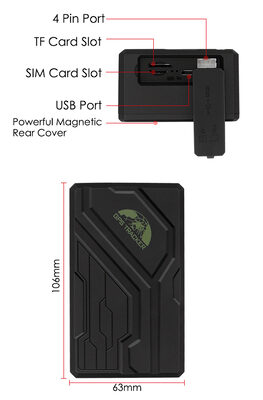 COBAN GPS Tracker Οχημάτων TK108B, GPS & GSM/GPRS, IP67, 10000mAh