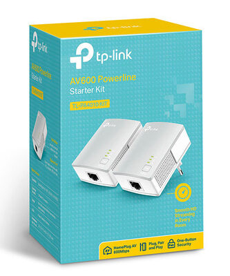TP-LINK AV600 Powerline Starter Kit TL-PA4010 KIT, Ver. 3.0